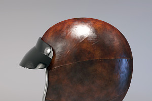 Retro Motorcycle Helmet