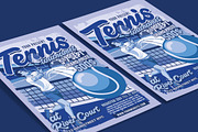 Tennis Tournament Retro Style Flyer, a Flyer Template by Muhamad Iqbal hidayat (Thumbnail 3 of 4)