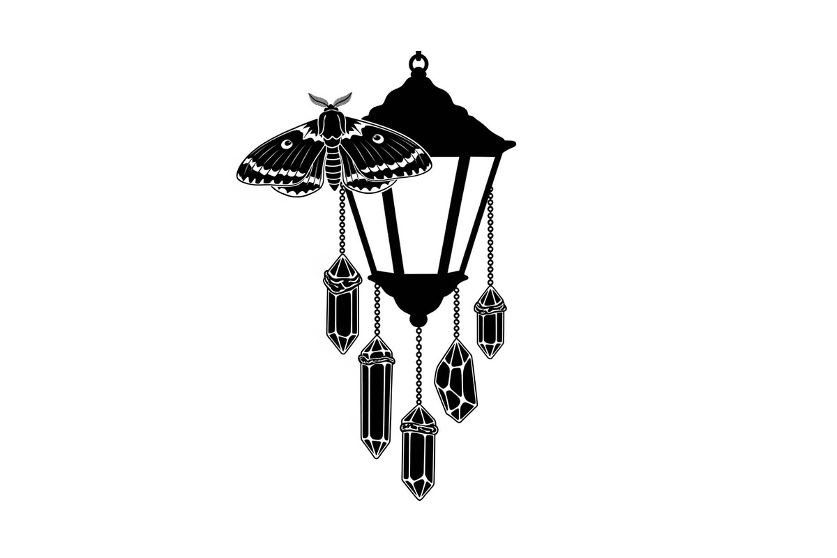 Mystical Moth Lantern Design Bundle, an Illustration by Designs_River (Photo 17 of 31)