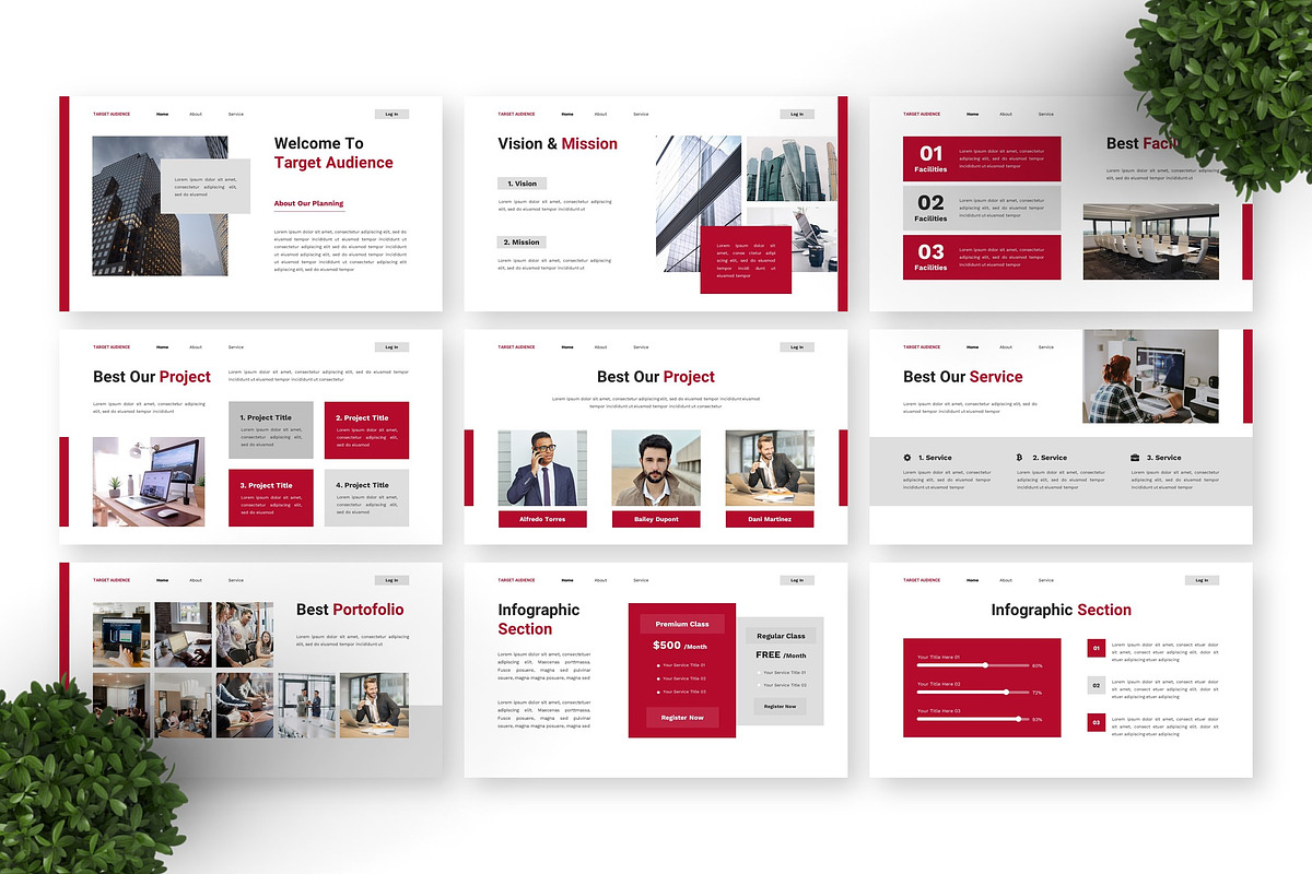 Target Audience - Business Keynote preview 6