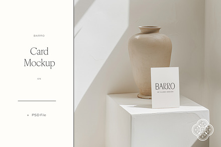 Barro Card Mockup