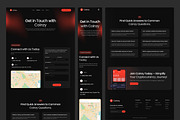 Cryptocurrency Technology Website, an UI Kit Template by peterdraw (Thumbnail 6 of 7)