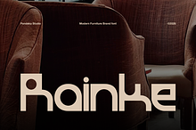 Rainke - Modern Furniture Brand Font