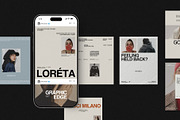 ZEVR | Instagram Post & Story (II), a Social Media Template by Crafted Pixel (Thumbnail 1 of 10)