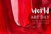 Red expression modern artwork, a Texture Illustration by identity.ART (Thumbnail 4 of 9)