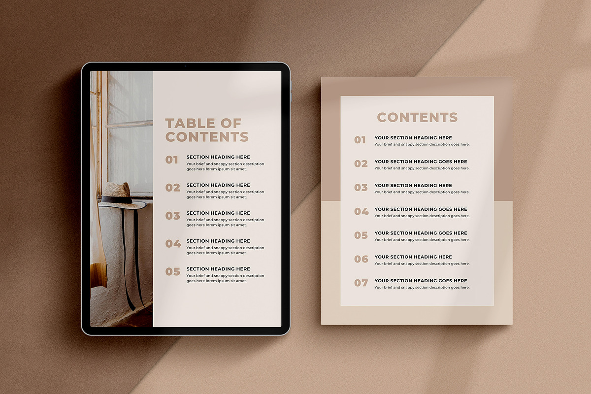 Guide + Ebook Template CANVA, a Magazine Template by Studio Loire (Photo 5 of 16)