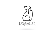 Dog and cat logo, animal logo, a Branding & Logo Template by Logocreative (Thumbnail 3 of 3)