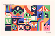 Geometrical Circus illustrations, a Decorative Illustration by Marish (Thumbnail 7 of 10)