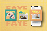 FAYE - Instagram Post, a Social Media Template by ONESADYA (Thumbnail 2 of 8)