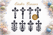 Easter Cross Religious Cross Bundle, an Object Graphic by ClipArtRoom (Thumbnail 1 of 5)