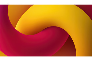 Colorful Abstract Shapes Create a, an Illustration by BazziBa♥