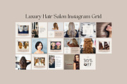 Luxury Hair Salon Instagram Grid, a Social Media Template by Sincerely Media (Thumbnail 10 of 11)