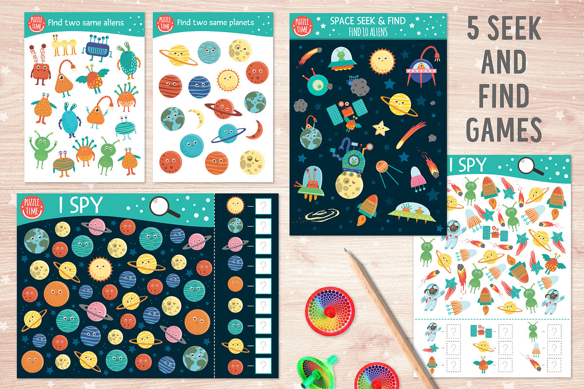 Space Games, an Education Illustration by Lexi Claus (Photo 5 of 13)