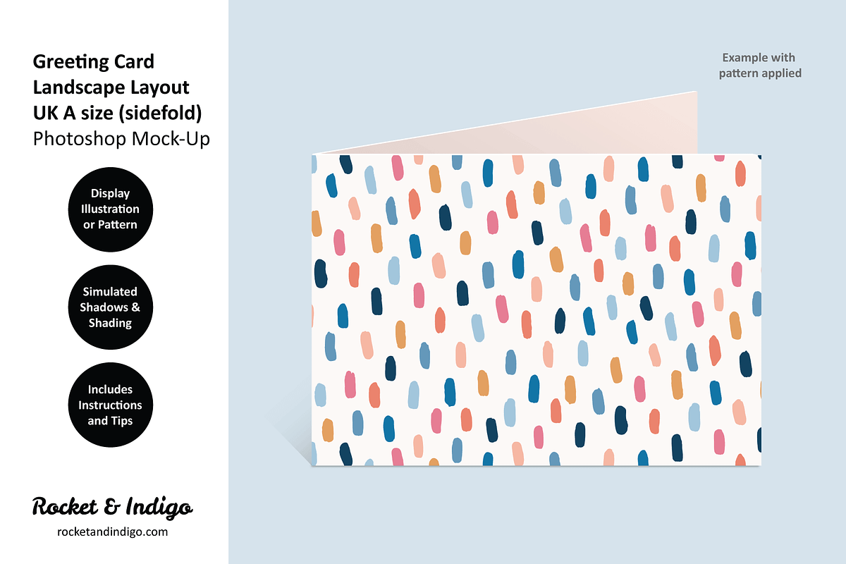 UKA Greeting Card Photoshop Mockup 5, a Product Mockup by Rocket & Indigo (Photo 4 of 8)