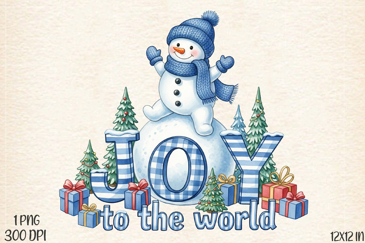 Joy to the world png, an Illustration by Designworld (Photo 1 of 5)