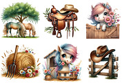 Horses Stables Clipart, an Illustration by Pixels.Craft (Thumbnail 3 of 10)
