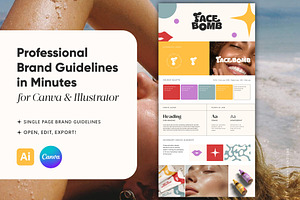 Canva Brand Guideline Template