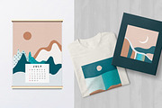Abstract Landscape Collection, a Decorative Illustration by Pretty Meerkat (Thumbnail 2 of 11)