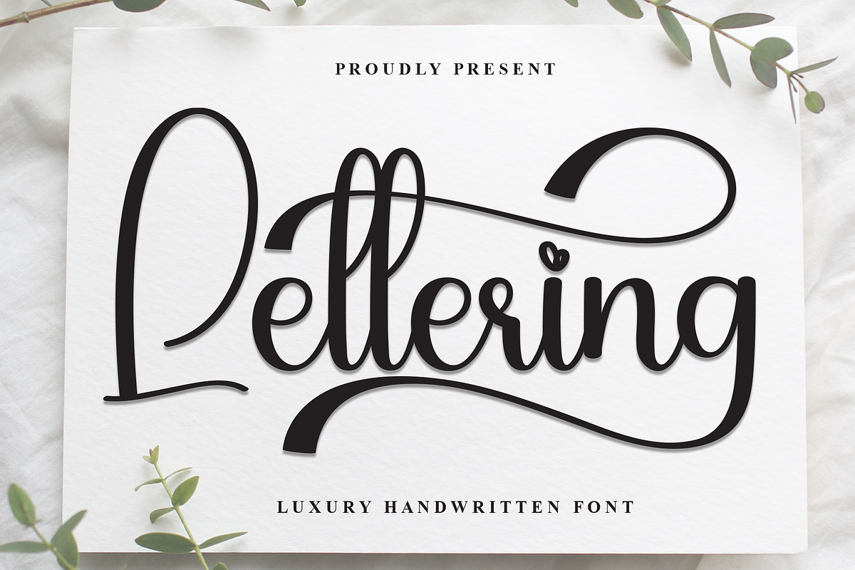 Lettering | Script Font, a Handwritten Font by Scratchones (Photo 1 of 9)