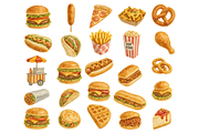 Fast Food Set Collection, an Object Graphic by RT Studio (Thumbnail 4 of 4)