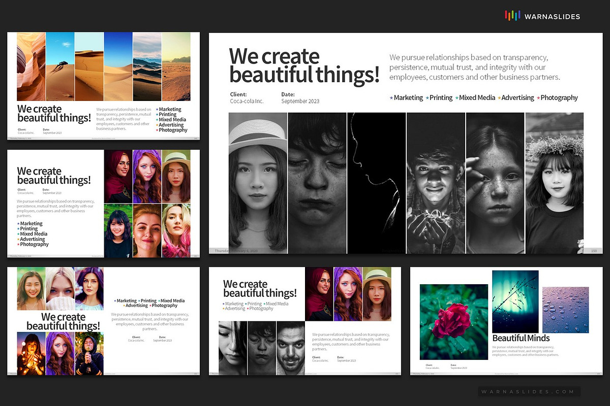 Portfolio PowerPoint Templates, a Presentation Template by Warna Works (Photo 23 of 27)