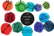 Zodiac funny cats, an Illustration by Tatiana Davidova (Thumbnail 3 of 3)