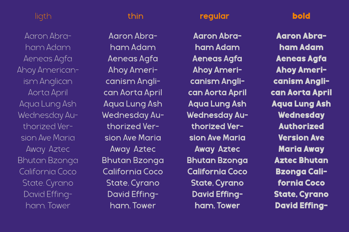 Miguna, a Sans Serif Font by twinstd (Photo 4 of 13)