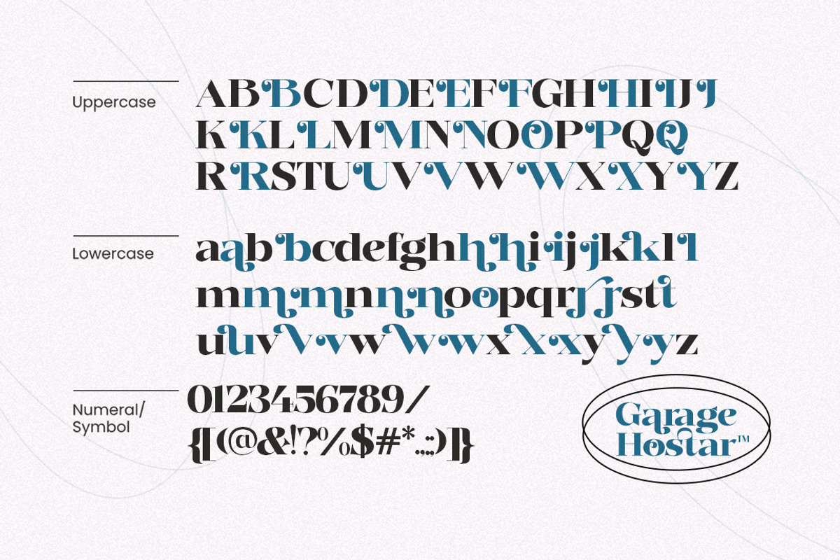 Garage Hostar - Display Font, a Serif Font by Megatype (Photo 11 of 11)