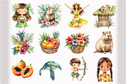 Tropical Clipart Bundle, an Illustration by Design Market (Thumbnail 3 of 5)