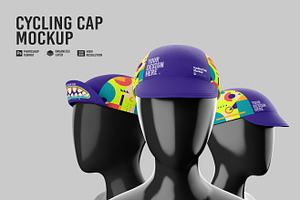 Cycling Cap Mockup
