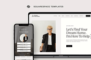 Real Estate Squarespace 7.1 Template, a Marketing Template by Kseniia_Design (Thumbnail 1 of 9)