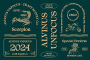 Alvinus Unfocus, a Serif Font by Craft Supply Co. (Thumbnail 8 of 8)