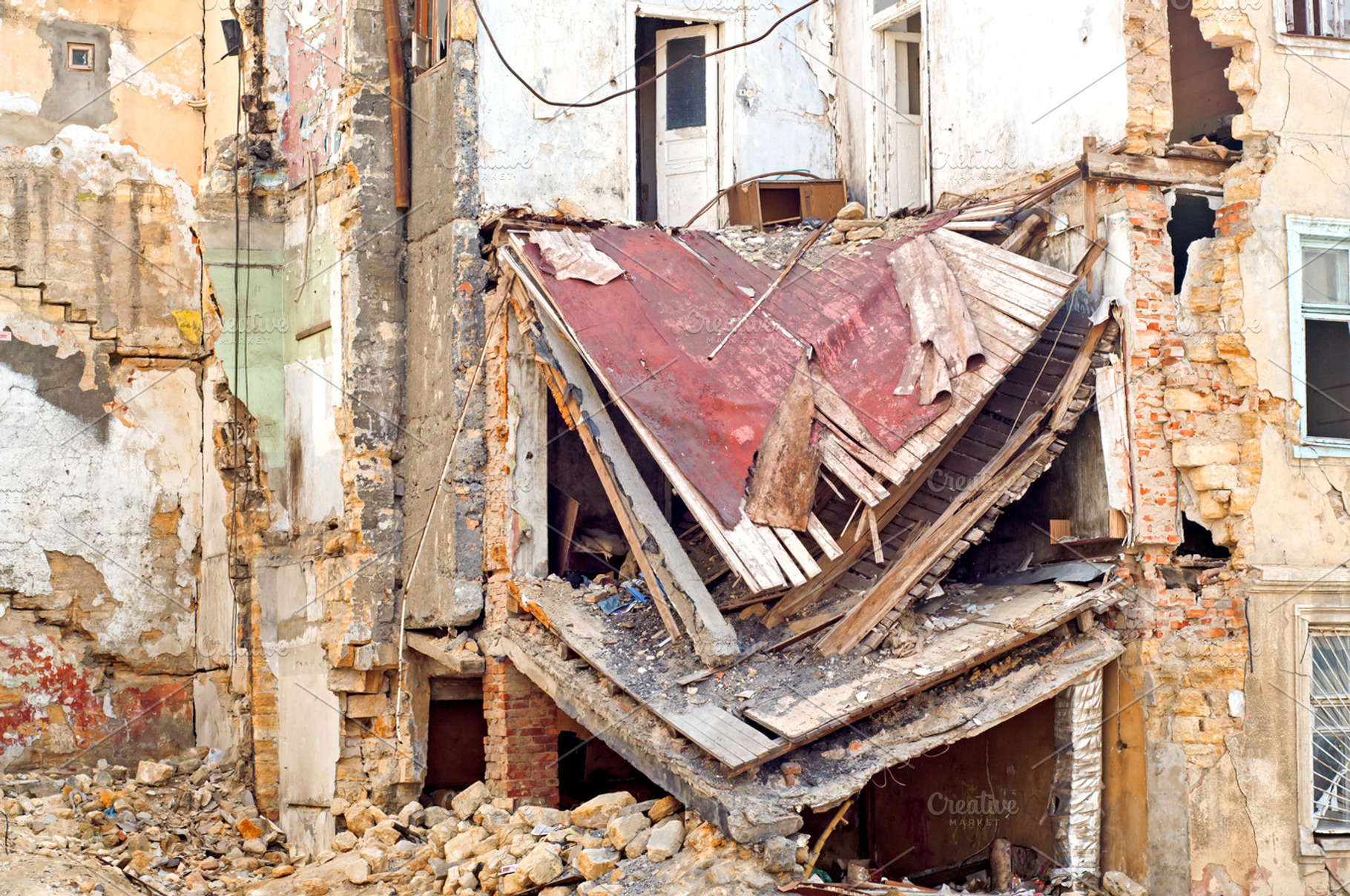 Distressed Building