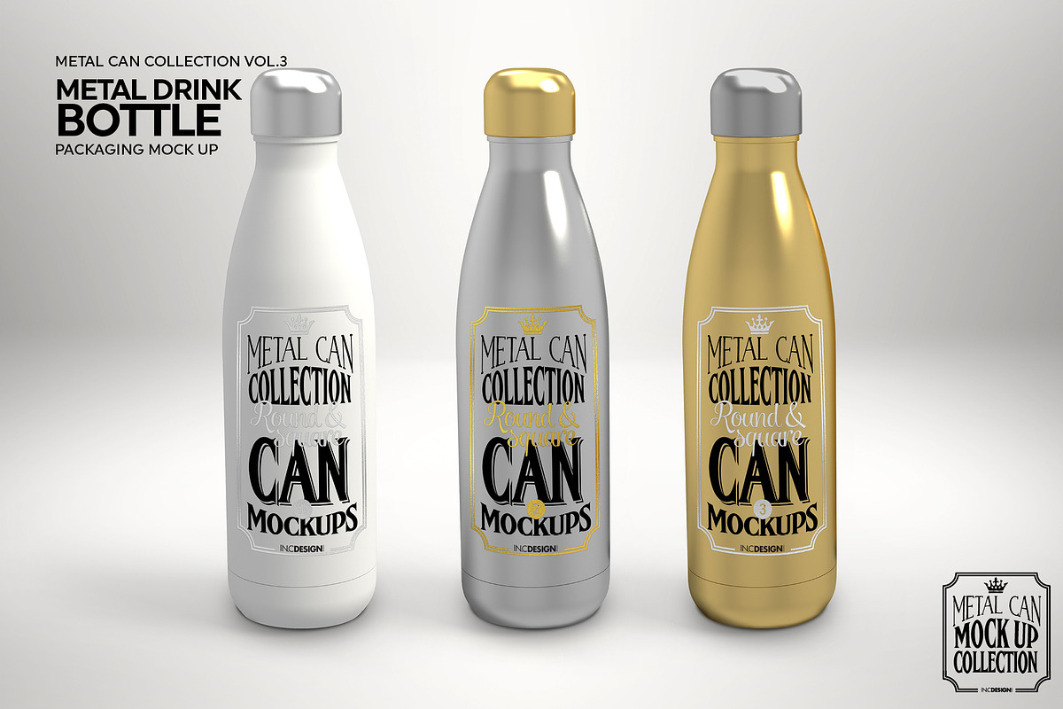 Vol3. Metal Can Mockup Collection, a Pens & Pencil Mockup by INCDesign (Photo 6 of 23)