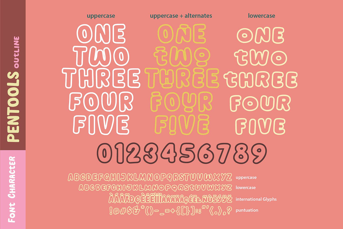 PENTOOLS - Display Font, a Font by Olexstudio (Photo 4 of 10)