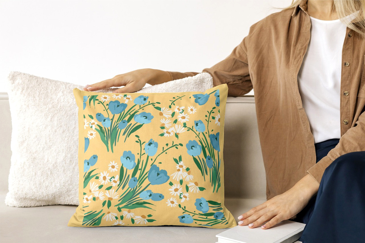 Floral Patterns & Borders, a Pattern Graphic by Nadia Grapes (Photo 2 of 8)