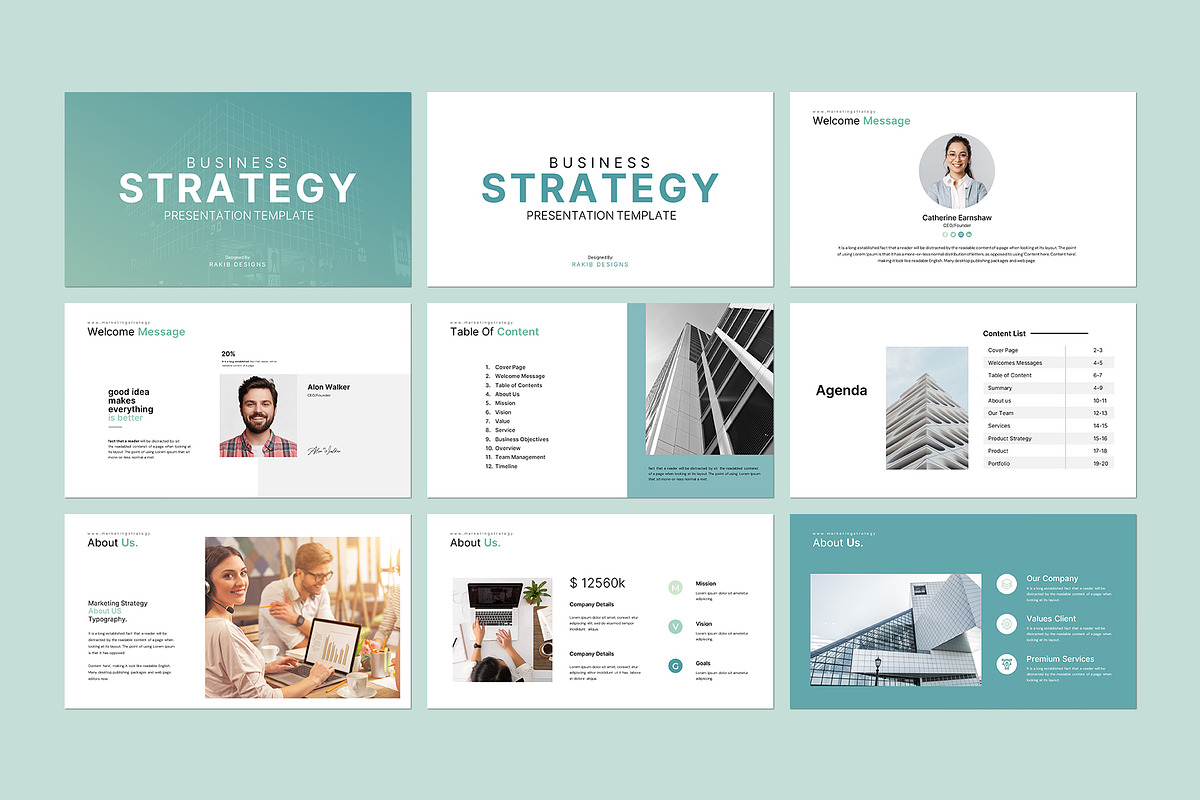 Business Strategy PowerPoint, a Presentation Template by CreativeSlides (Photo 5 of 10)
