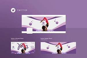 Branding Pack Yoga Fitness Club