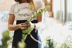 Minimalist Florist Foliage Photo, a Person Photo by René Jordaan Photography