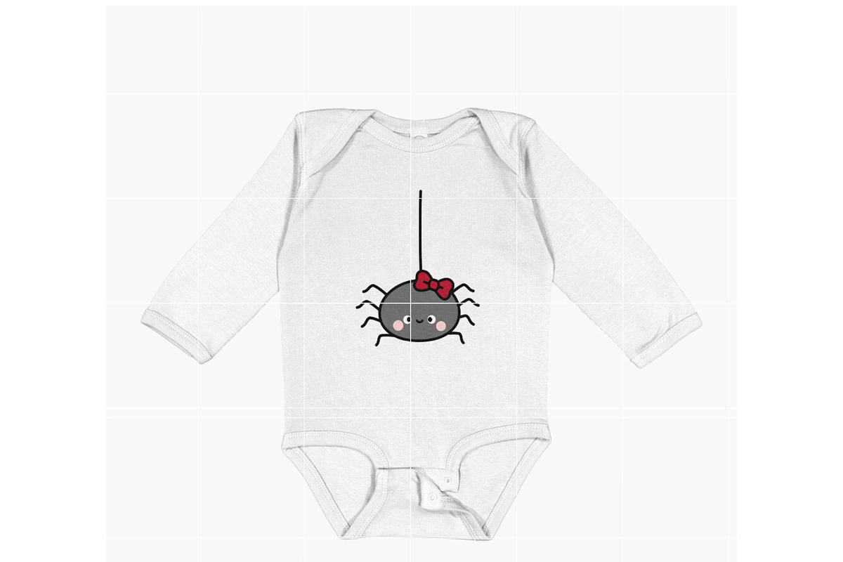 Kawaii Spider with Bow SVG Bundle |, an Illustration by TheHitShop (Photo 8 of 10)