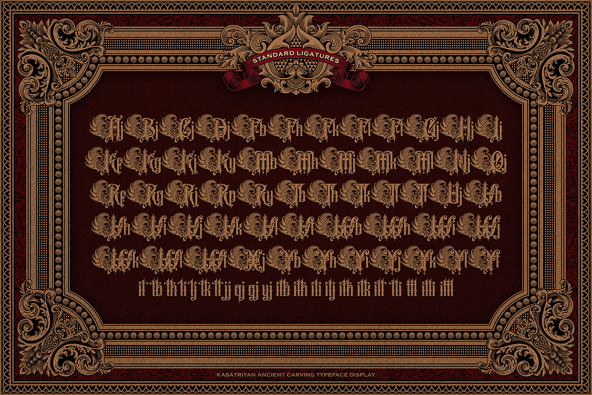 Kasatriyan Ancient Typeface, a Serif Font by Sitintahitam (Photo 15 of 24)