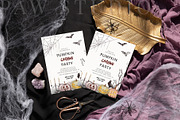 Halloween Card Mockup 5x7 2c5 fall, an Advertising Mockup by PawMockups (Thumbnail 5 of 10)