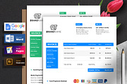 Invoice Template Google Docs Word, a Stationery Template by Tbunny (Thumbnail 1 of 6)