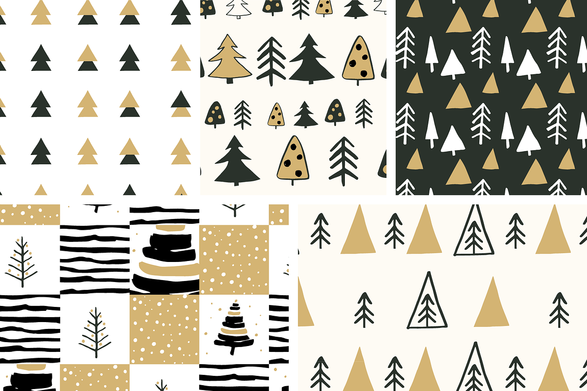 Trendy Trees, a Pattern Graphic by Suphansa (Photo 6 of 8)