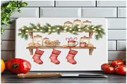 Christmas Kitchen Scenes PNG Bundle, an Object Graphic by Digi_Design_World (Thumbnail 4 of 5)