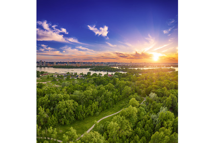 Rural summer sunset, a Nature Photo by Nature and travel