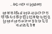 Ginger and Kale, a Sans Serif Font by theinkaffair (Thumbnail 5 of 6)