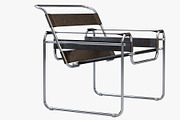Wassily Chair by Marcel Breuer 3d, a Furniture 3D Model by 3dmitruk (Thumbnail 9 of 12)
