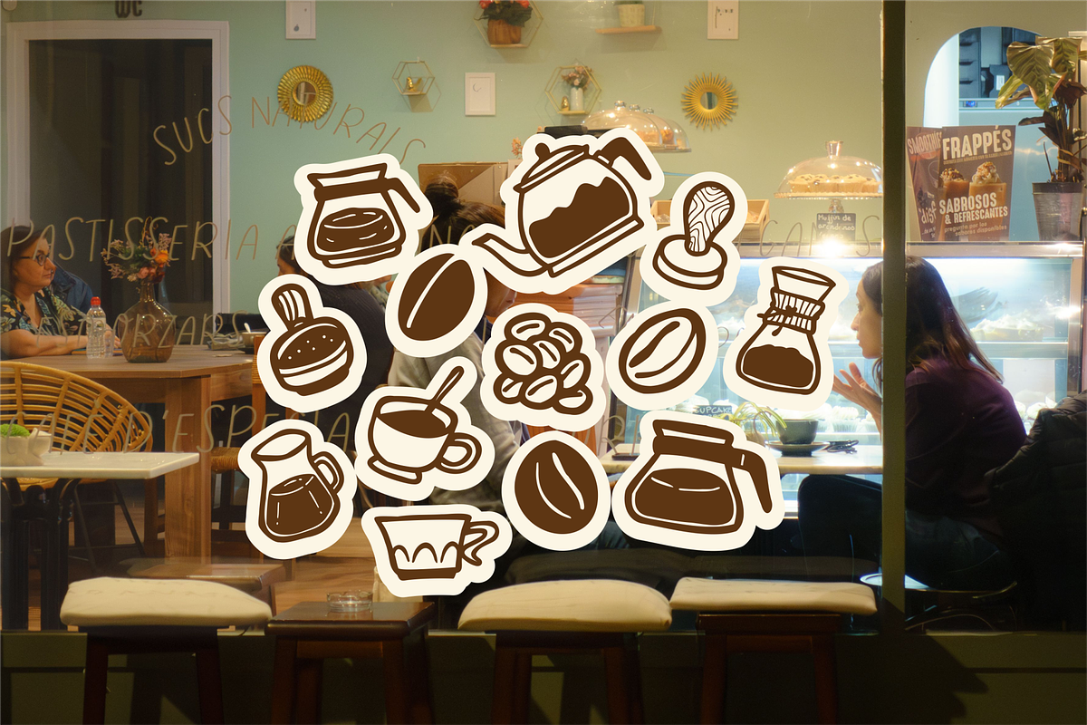 Cafe Branding: 153 Illustrations, a Food Illustration by 24Design Studios (Photo 4 of 9)