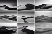 Minimalist Sand Dunes Backgrounds, a Background Graphic by PopotLane (Thumbnail 3 of 7)